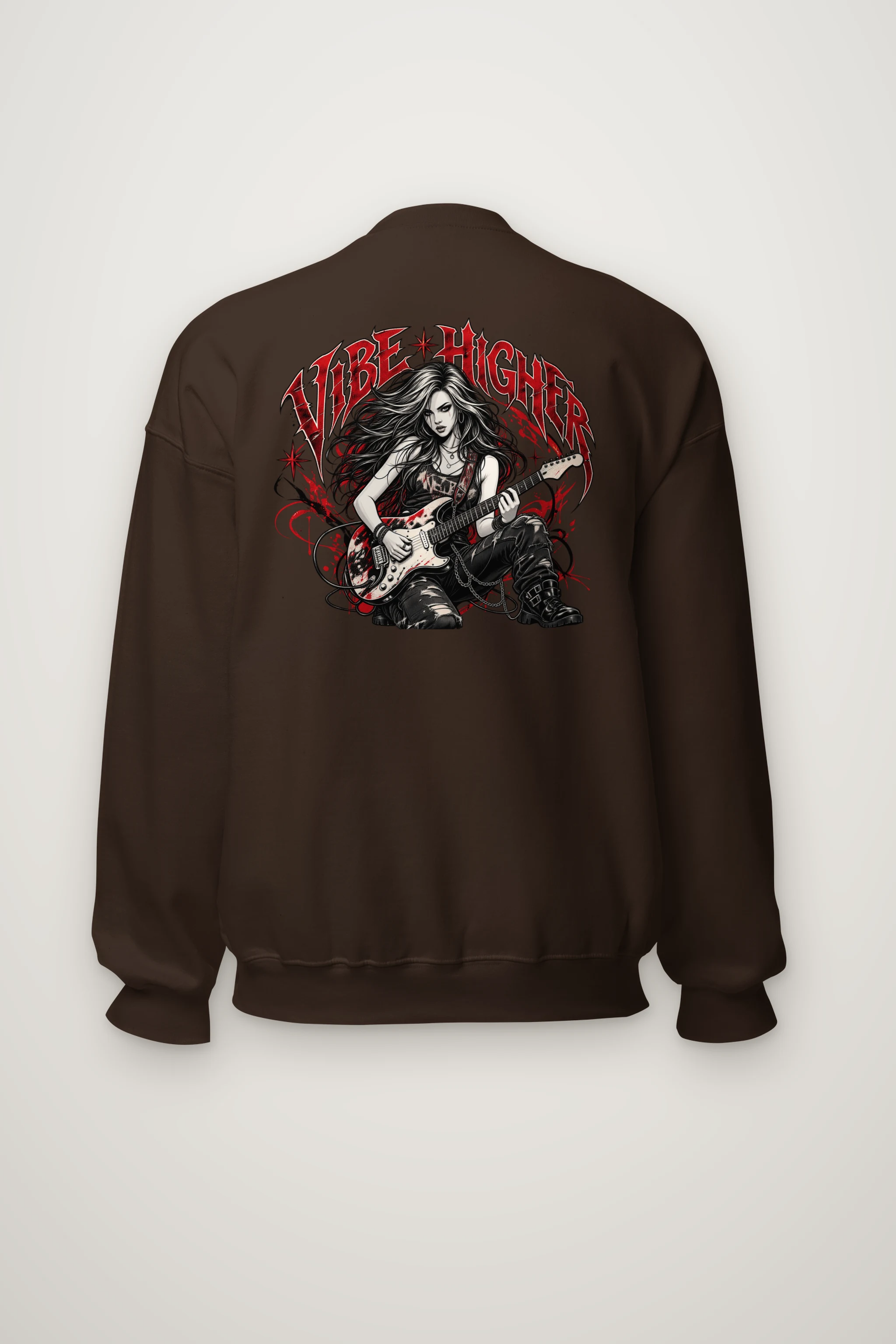 "Vibe Higher" Heavy Blend Unisex Crewneck Sweatshirt
