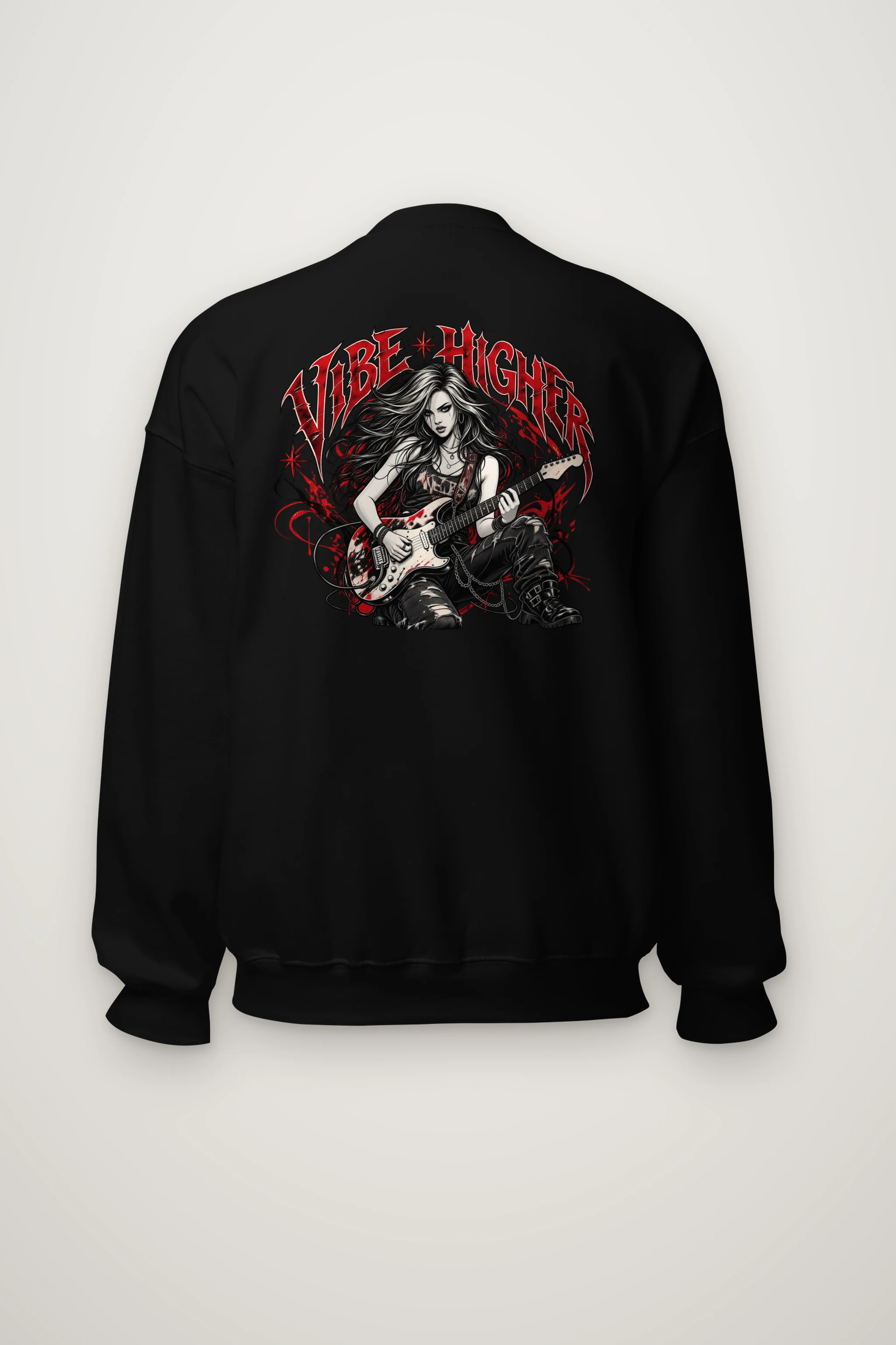 "Vibe Higher" Heavy Blend Unisex Crewneck Sweatshirt