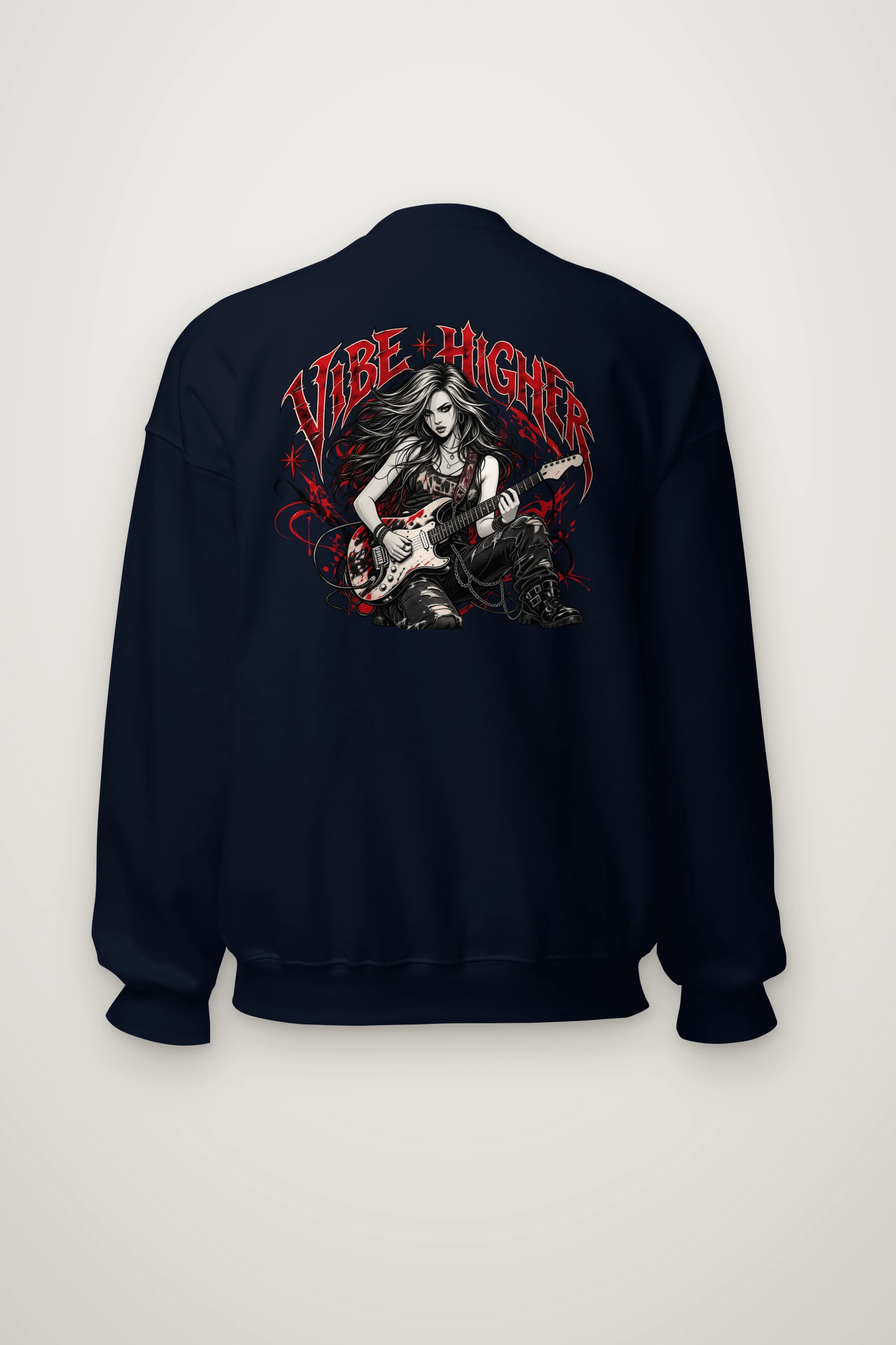 "Vibe Higher" Heavy Blend Unisex Crewneck Sweatshirt