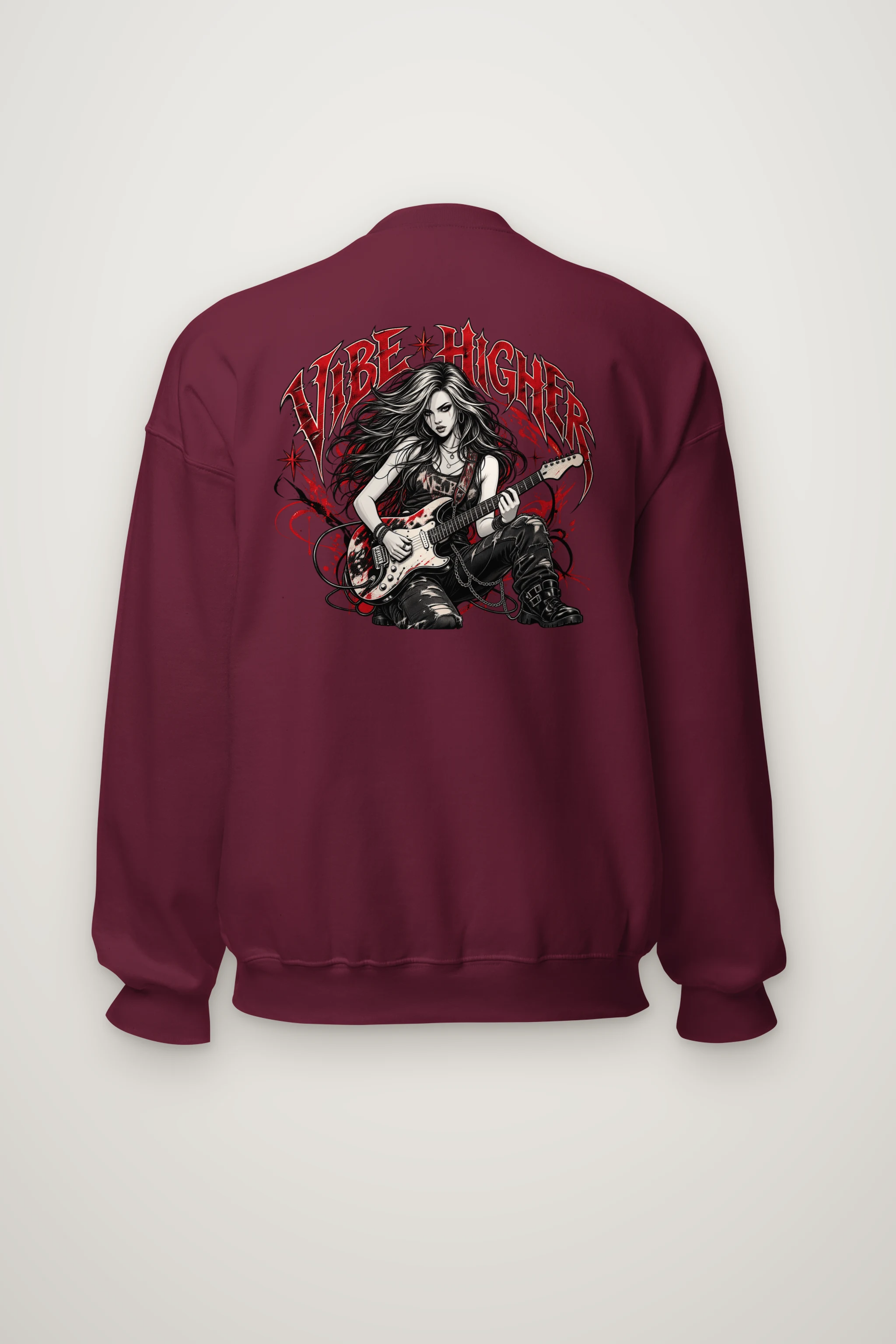 "Vibe Higher" Heavy Blend Unisex Crewneck Sweatshirt