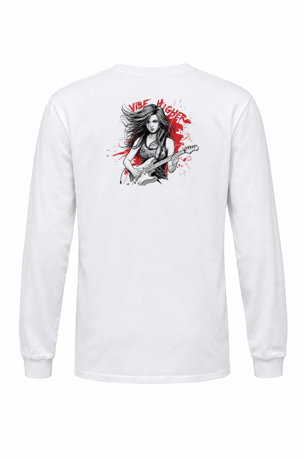 "Vibe Higher" Unisex Longsleeve T-shirt | Gildan 2400