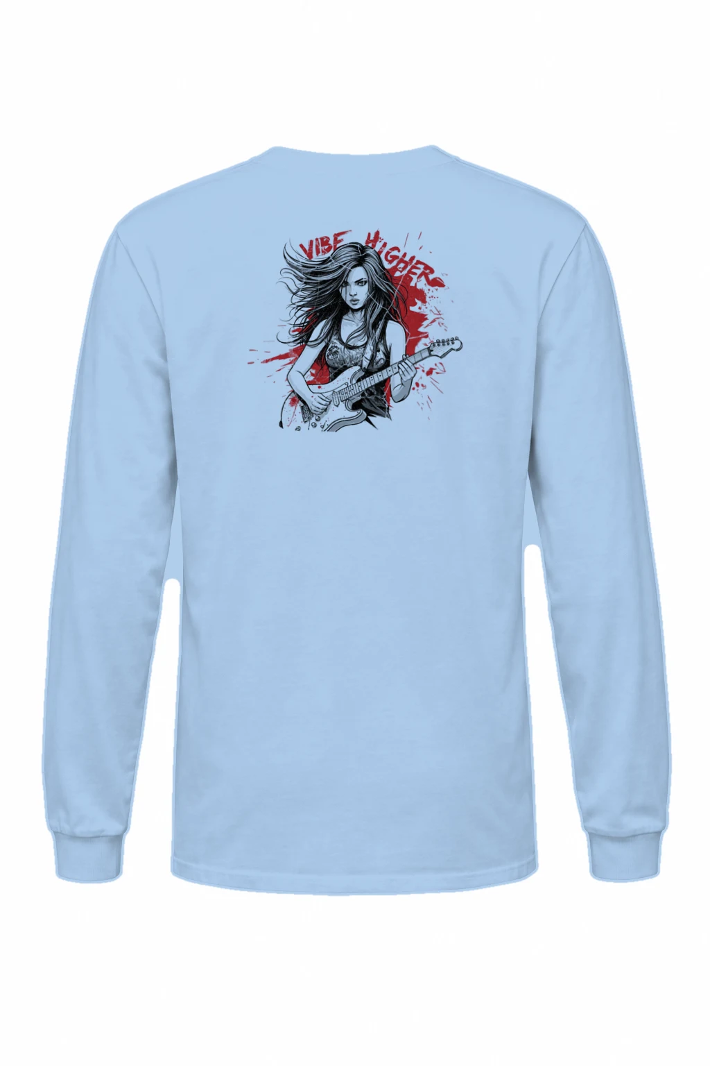 "Vibe Higher" Unisex Longsleeve T-shirt | Gildan 2400