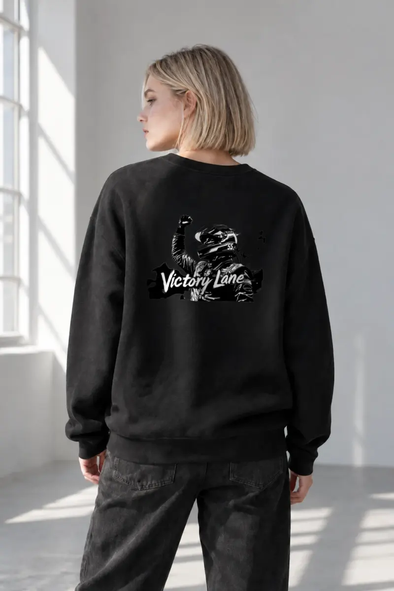 “Victory Lane 55” Heavy Blend Unisex Crewneck Sweatshirt | Gildan 18000