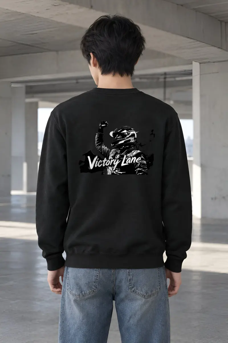 "Victory Lane 55" Heavy Blend Unisex Crewneck Sweatshirt