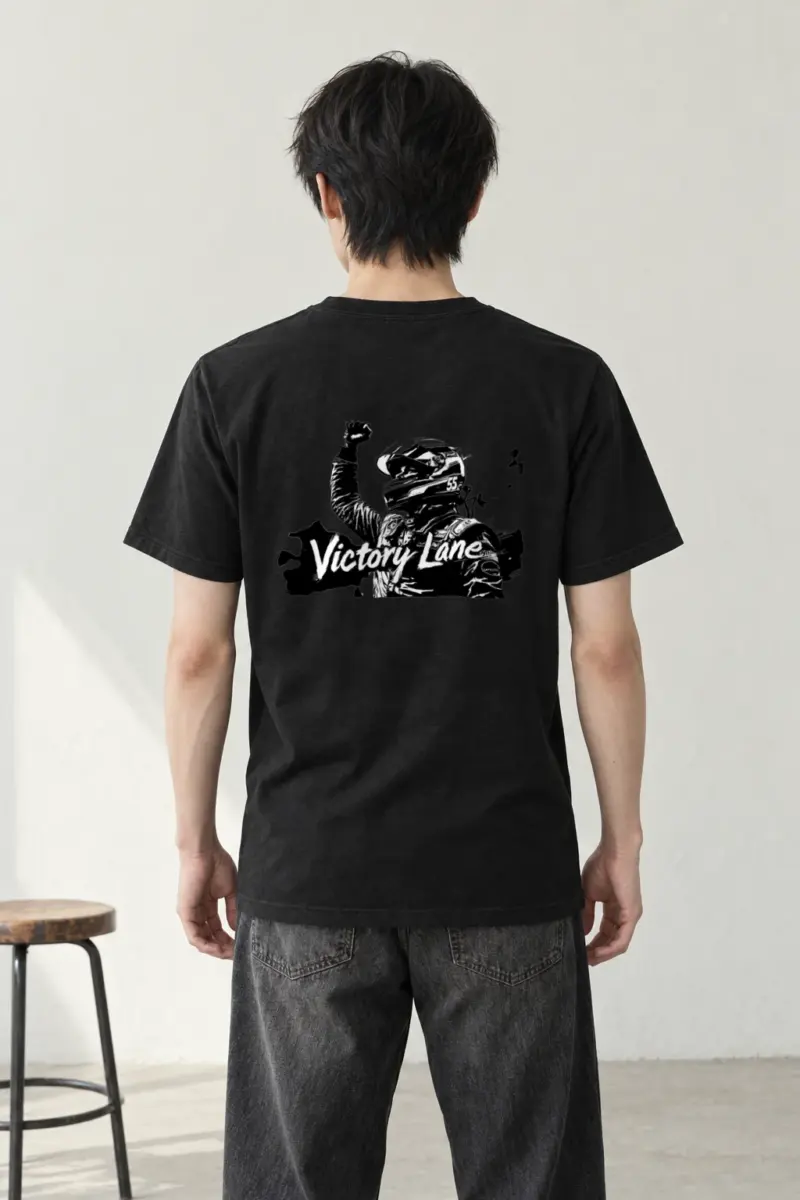 "Victory Lane 55" Heavyweight Unisex Crewneck T-shirt | Gildan 5000