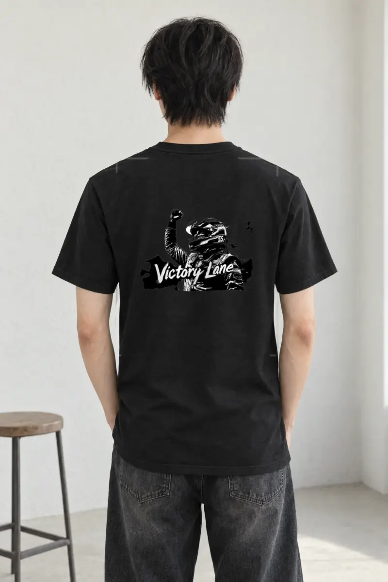 "Victory Lane 55" Heavyweight Unisex Crewneck T-shirt
