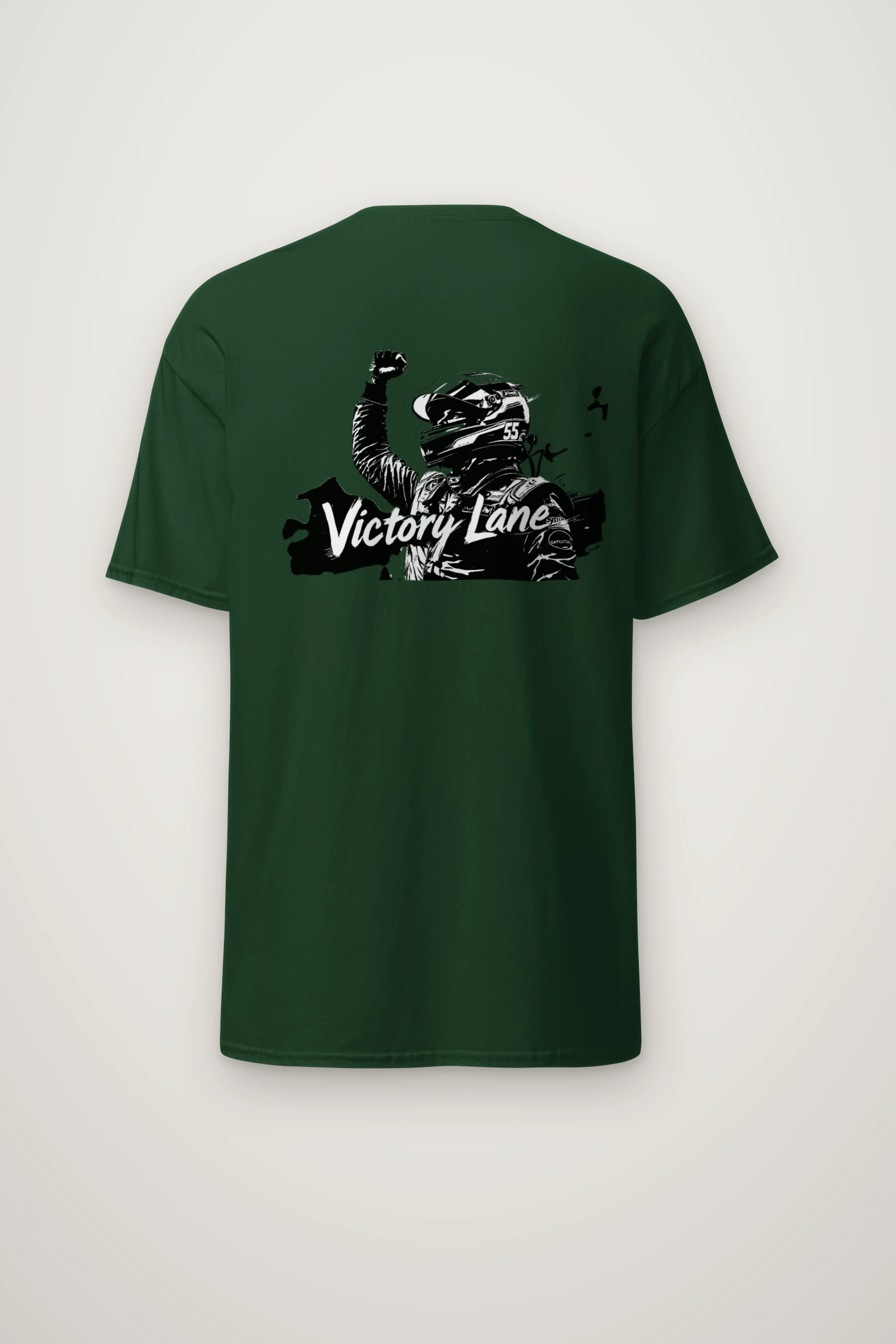 "Victory Lane 55" Heavyweight Unisex Crewneck T-shirt