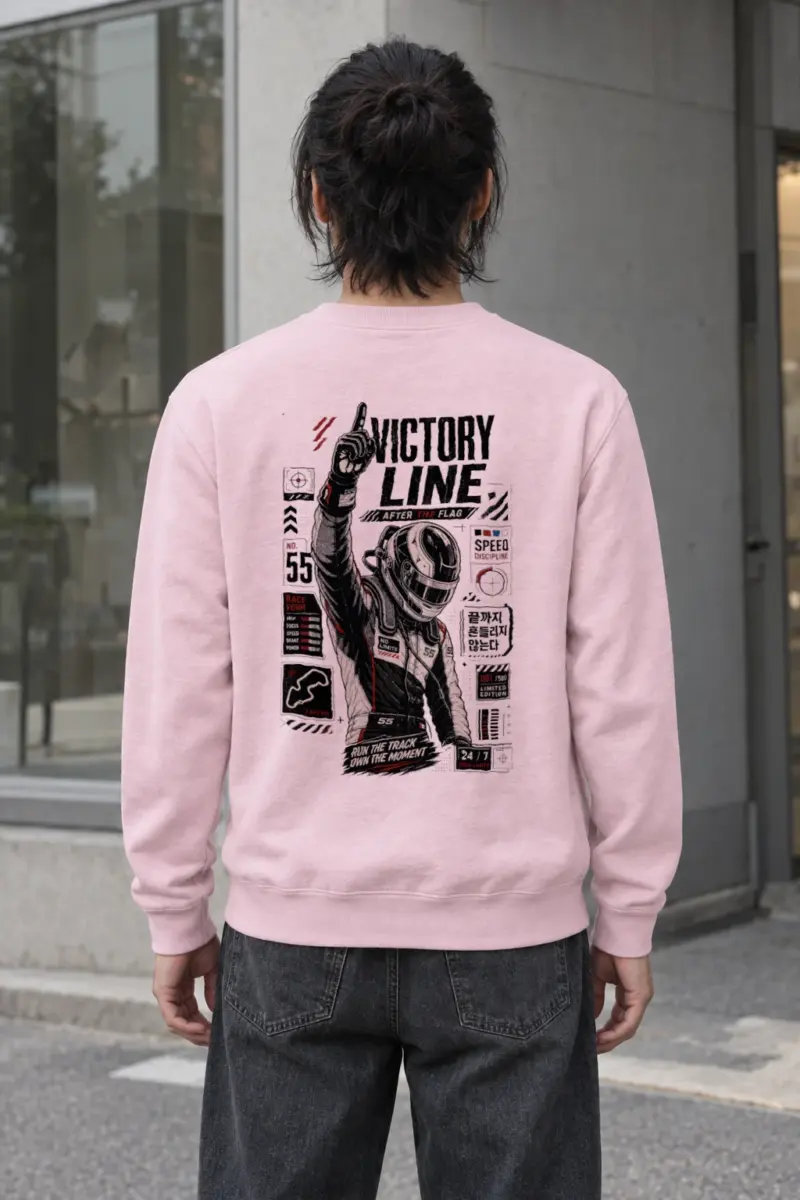 "Victory Line" Heavy Blend Unisex Crewneck Sweatshirt
