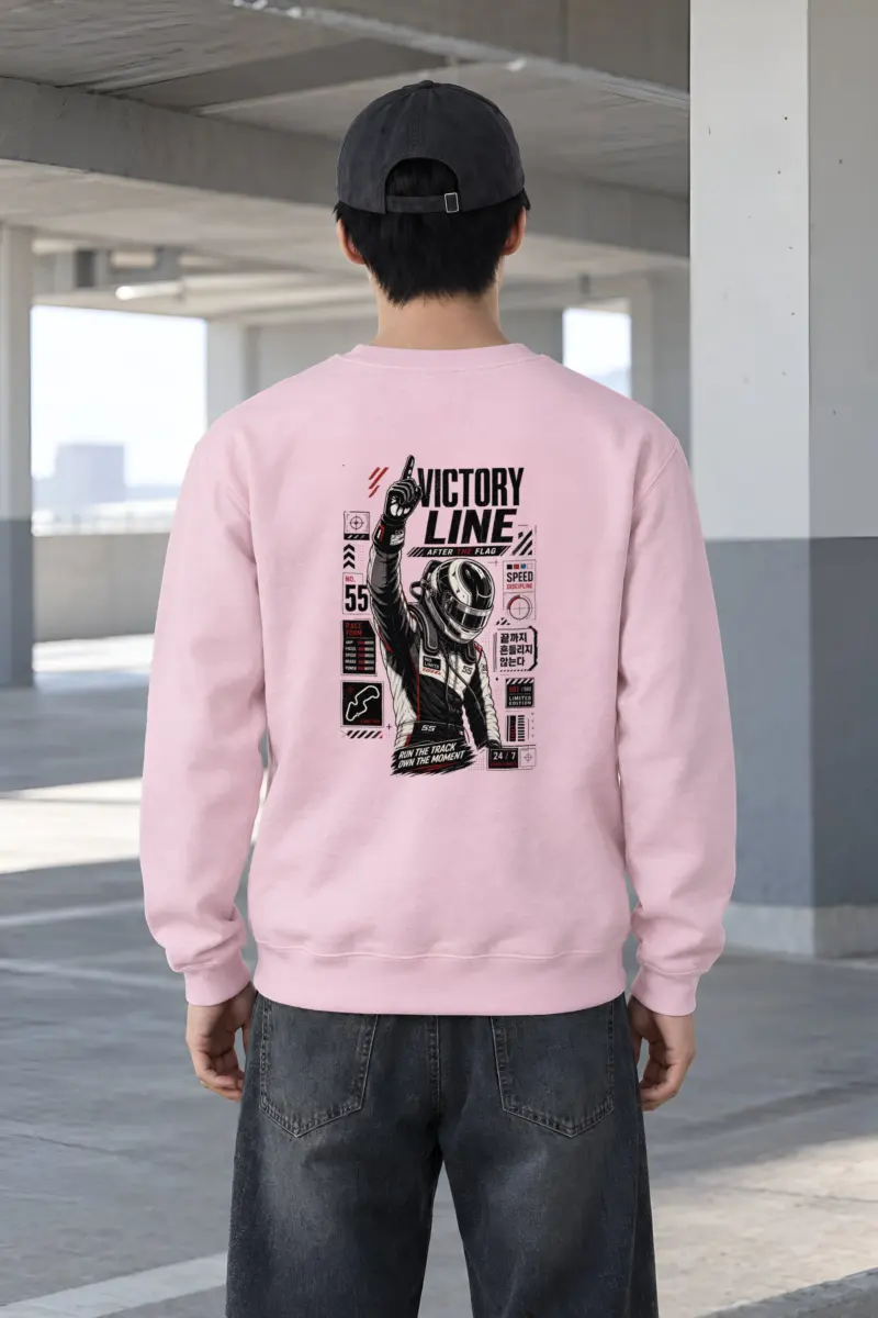 "Victory Line" Heavy Blend Unisex Crewneck Sweatshirt