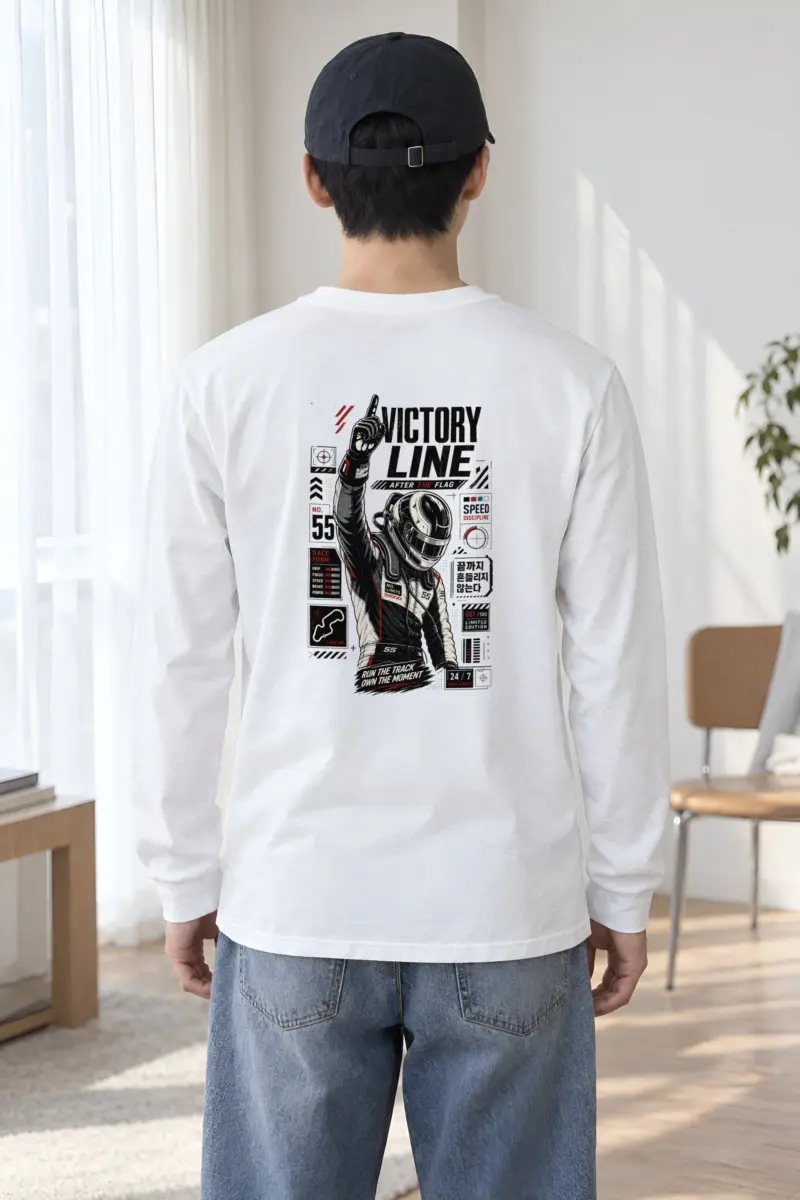 "Victory Line" Unisex Longsleeve T-shirt