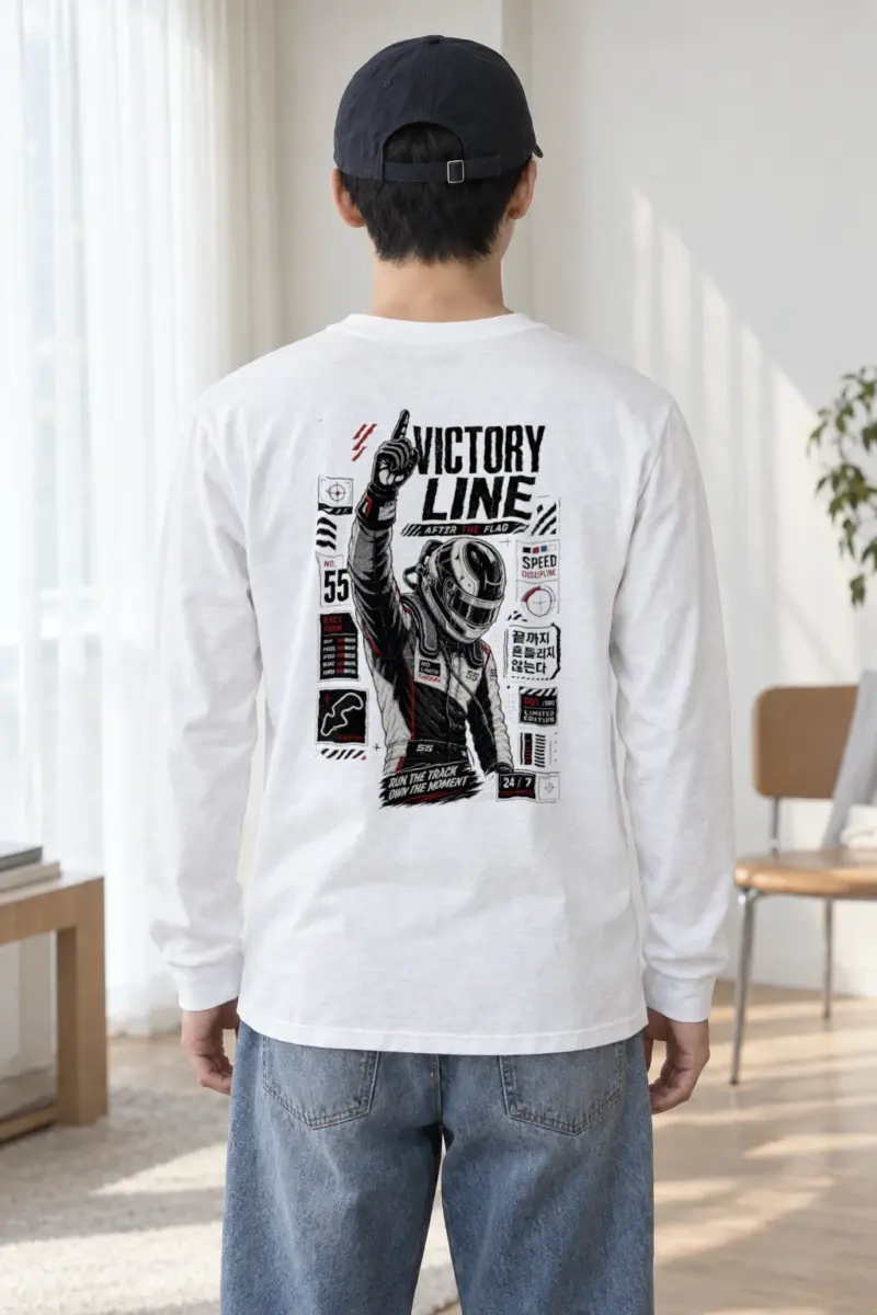 "Victory Line" Unisex Longsleeve T-shirt