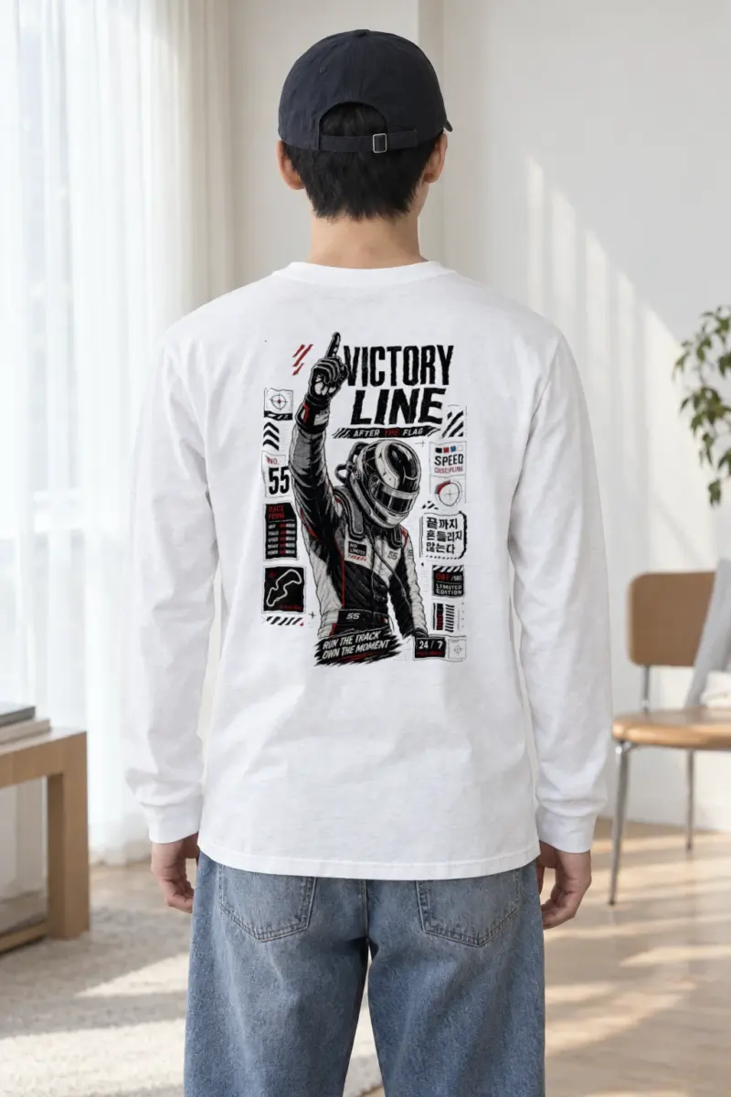 "Victory Line" Unisex Longsleeve T-shirt