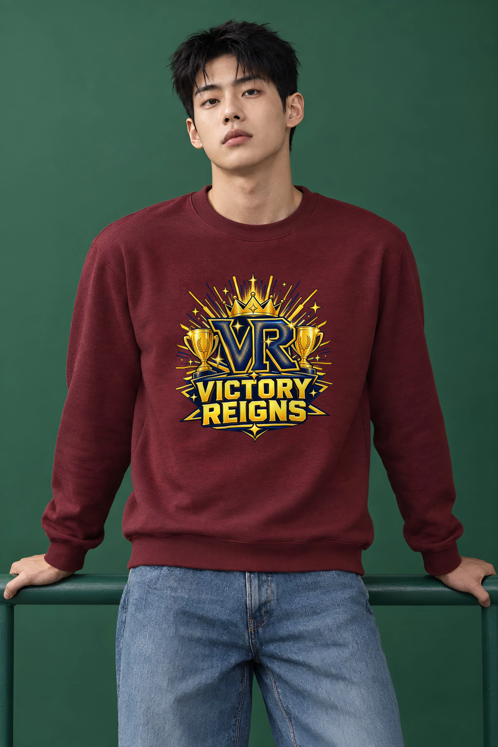 "Victory Reigns" Heavy Blend Unisex Crewneck Sweatshirt