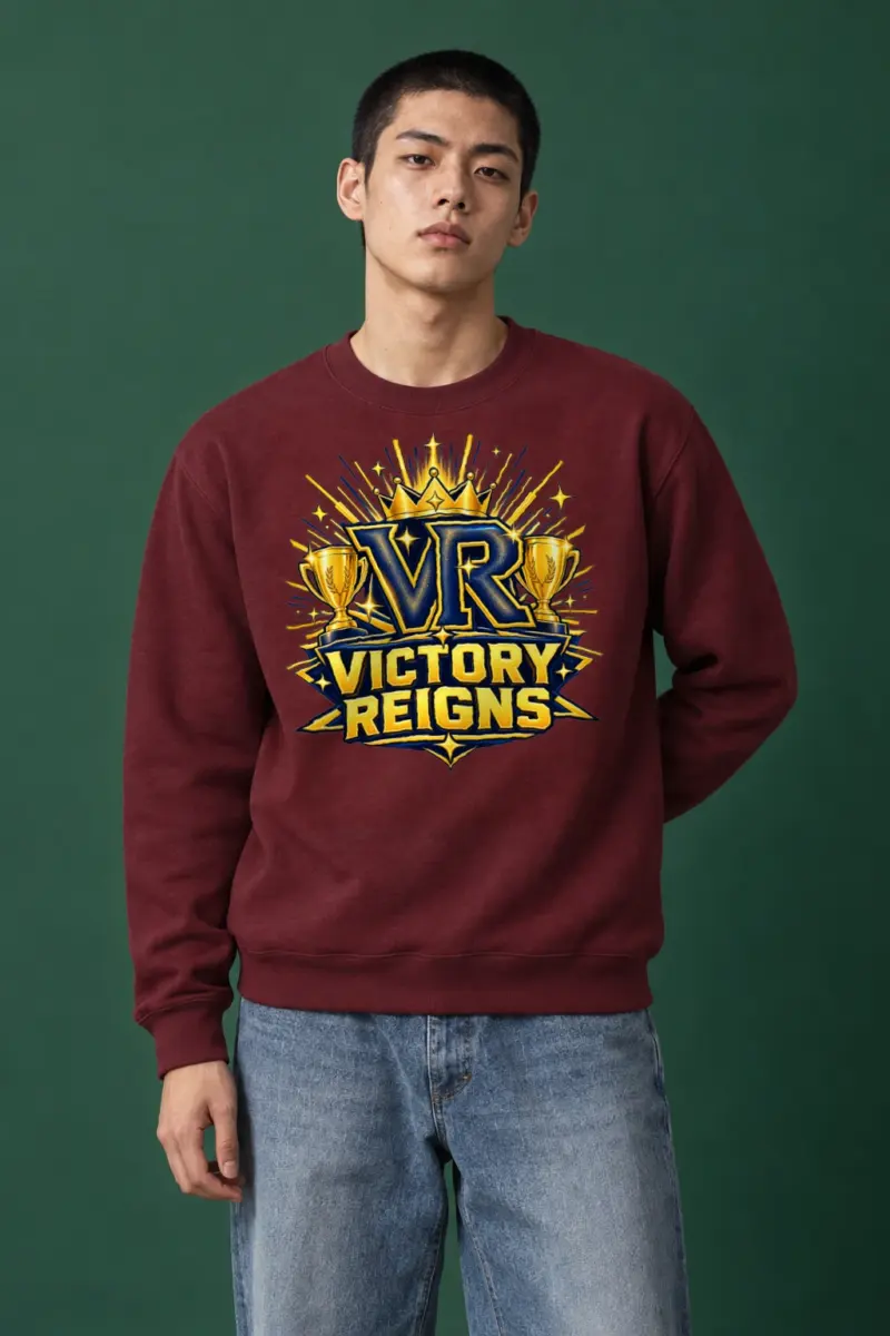 "Victory Reigns" Heavy Blend Unisex Crewneck Sweatshirt | Gildan 18000