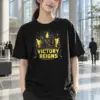 "Victory Reigns" Heavyweight Unisex Crewneck T-shirt | Gildan 5000