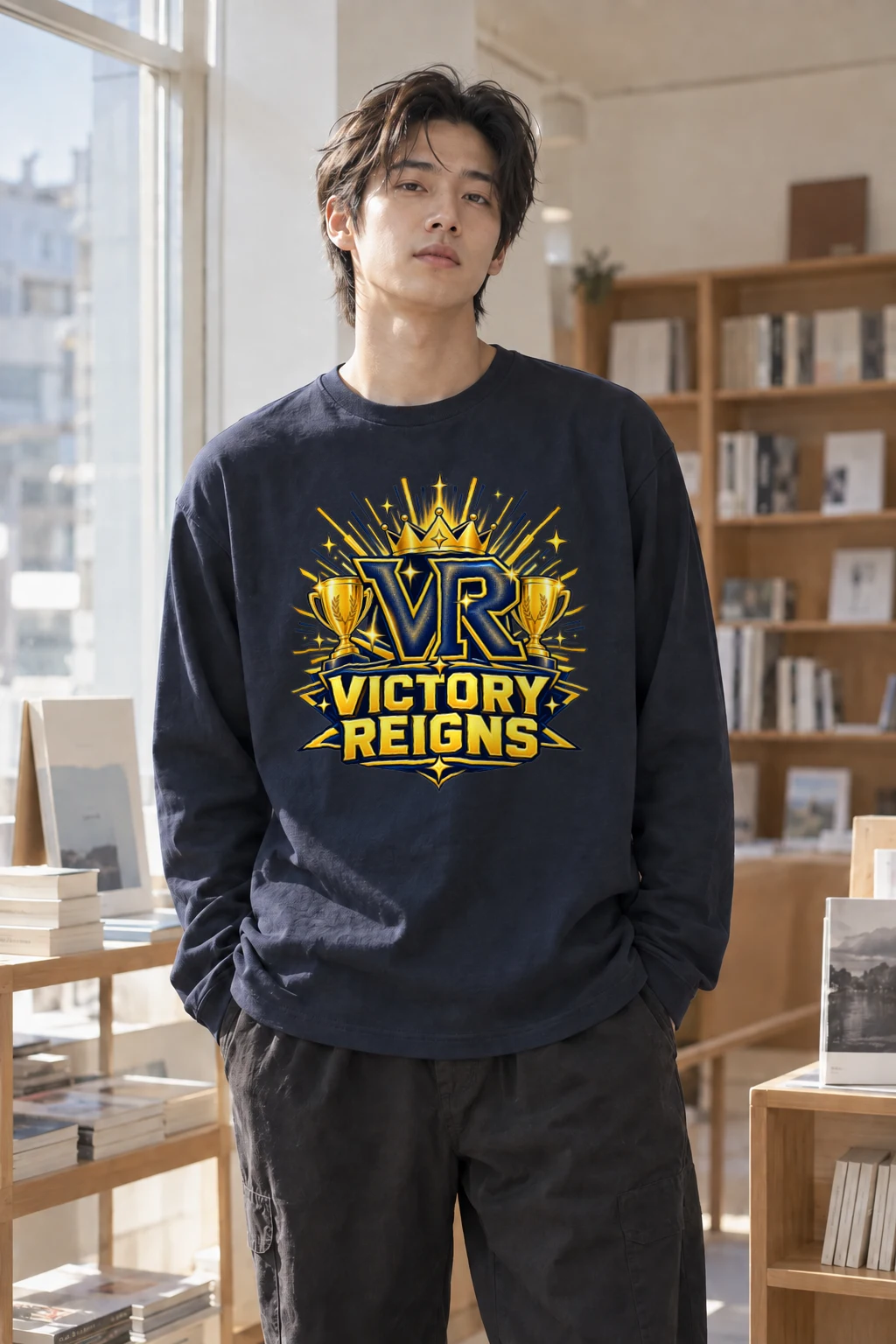 "Victory Reigns" Unisex Longsleeve T-shirt | Gildan 2400