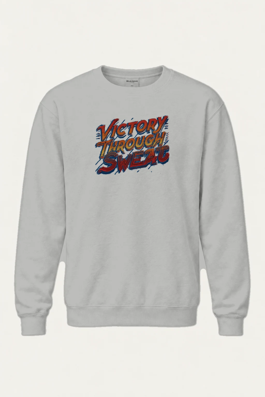 "Victory Through Sweat" Heavy Blend Unisex Crewneck Sweatshirt | Gildan 18000