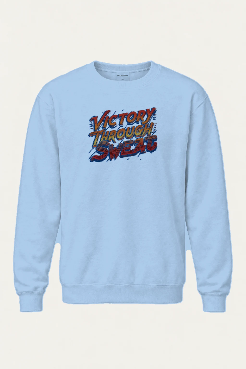 "Victory Through Sweat" Heavy Blend Unisex Crewneck Sweatshirt | Gildan 18000