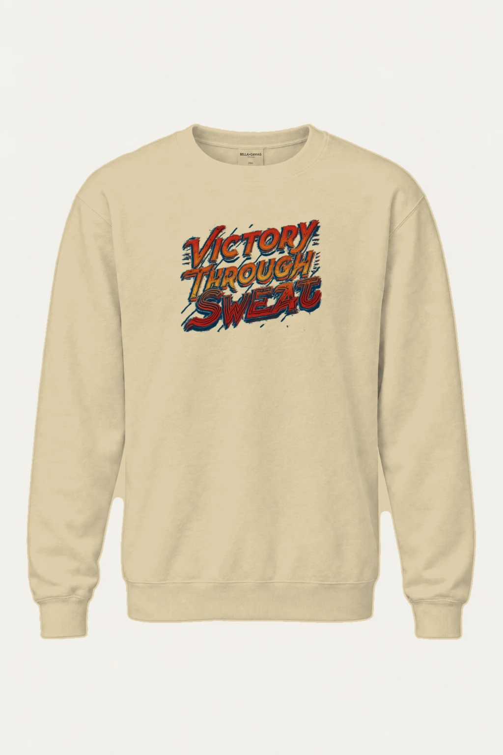 "Victory Through Sweat" Heavy Blend Unisex Crewneck Sweatshirt | Gildan 18000