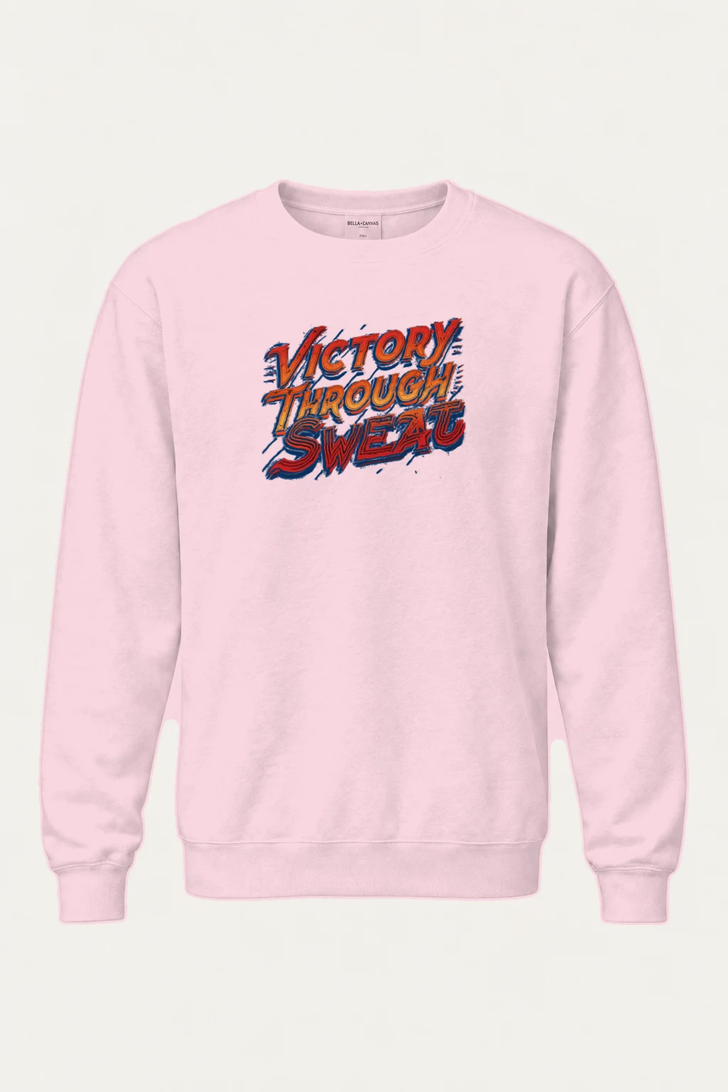 "Victory Through Sweat" Heavy Blend Unisex Crewneck Sweatshirt | Gildan 18000
