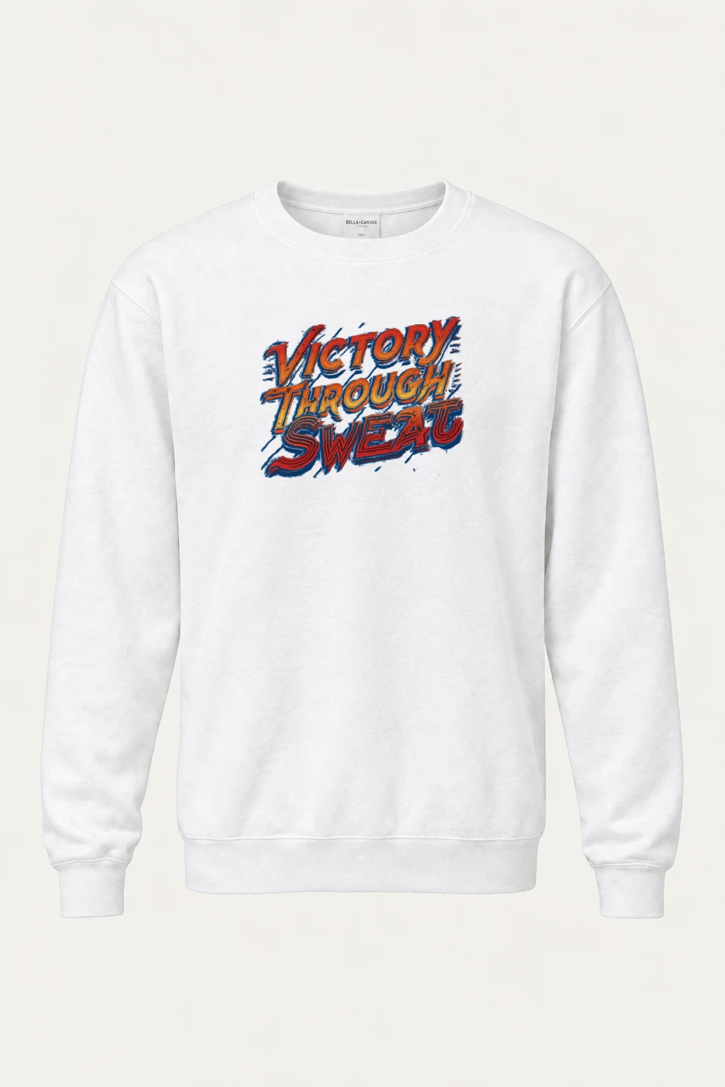 "Victory Through Sweat" Heavy Blend Unisex Crewneck Sweatshirt | Gildan 18000