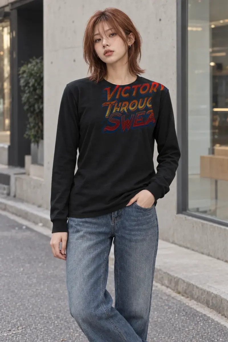 "Victory Through Sweat" Unisex Longsleeve T-shirt