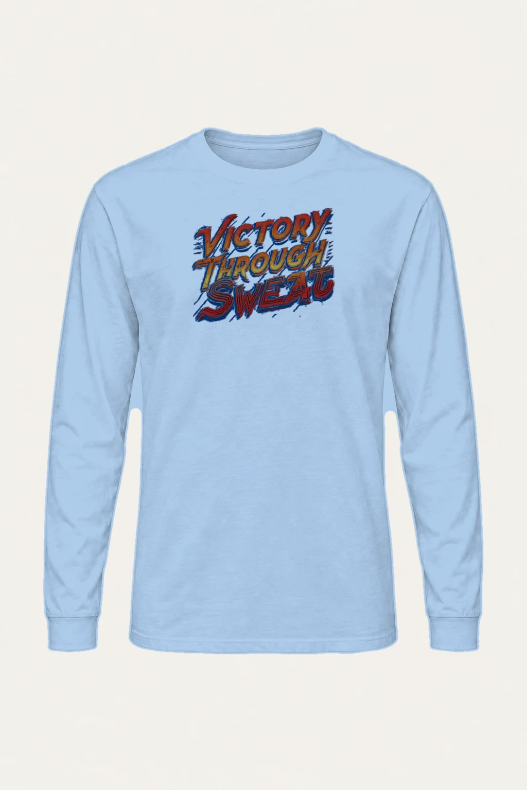 "Victory Through Sweat" Unisex Longsleeve T-shirt | Gildan 2400