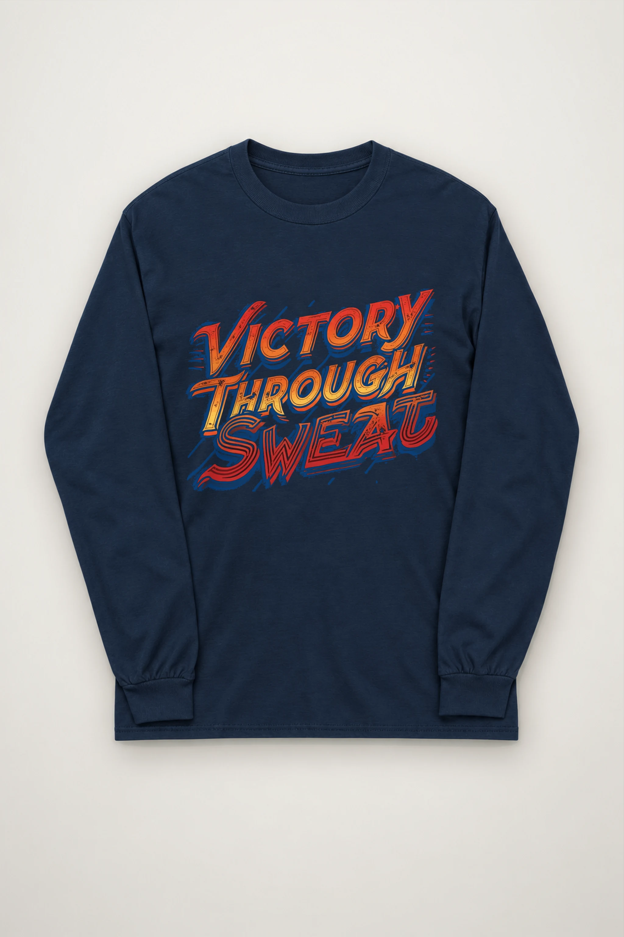 "Stacked Speed Lettering" Unisex Longsleeve T-shirt