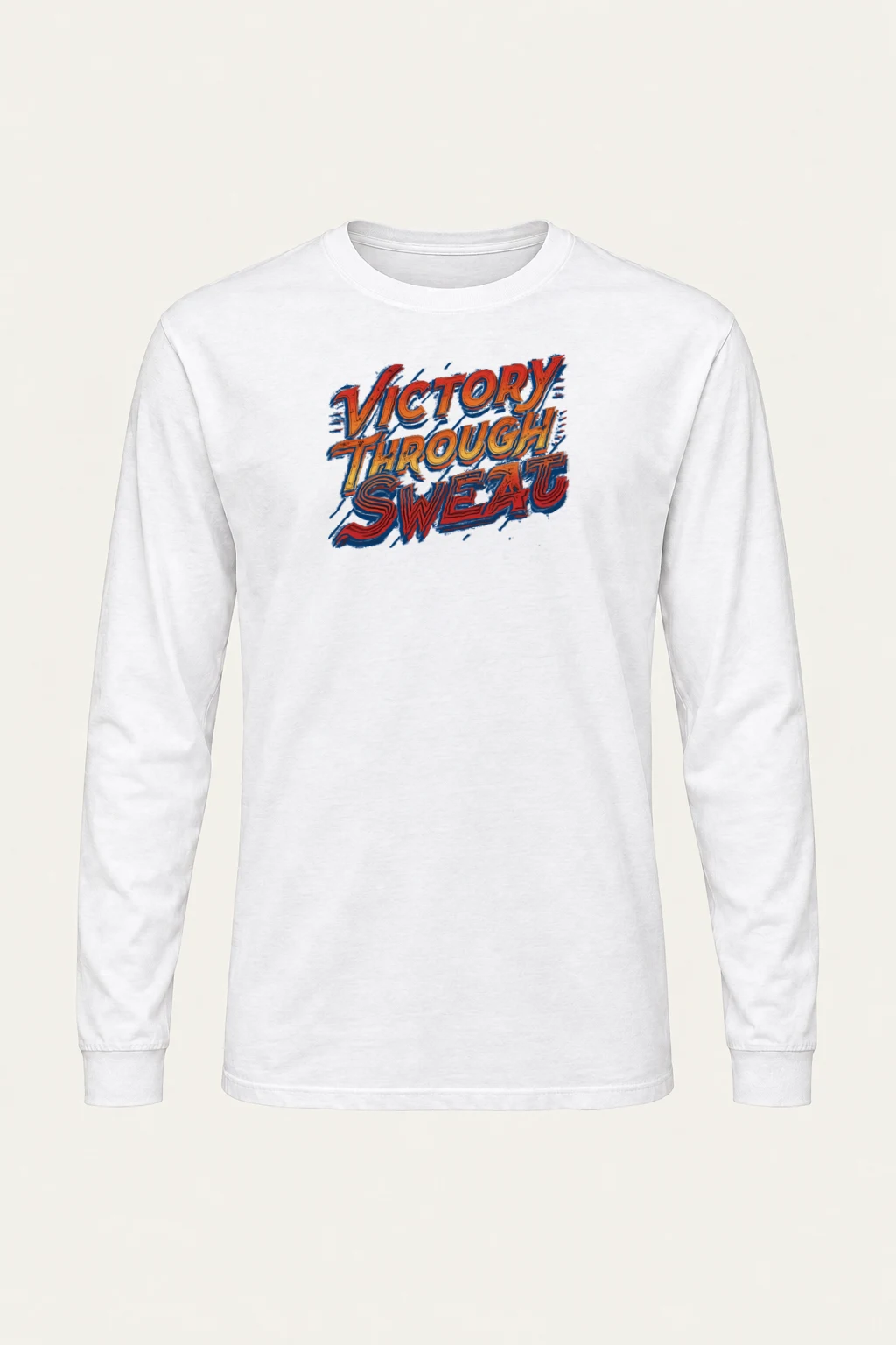 "Victory Through Sweat" Unisex Longsleeve T-shirt | Gildan 2400