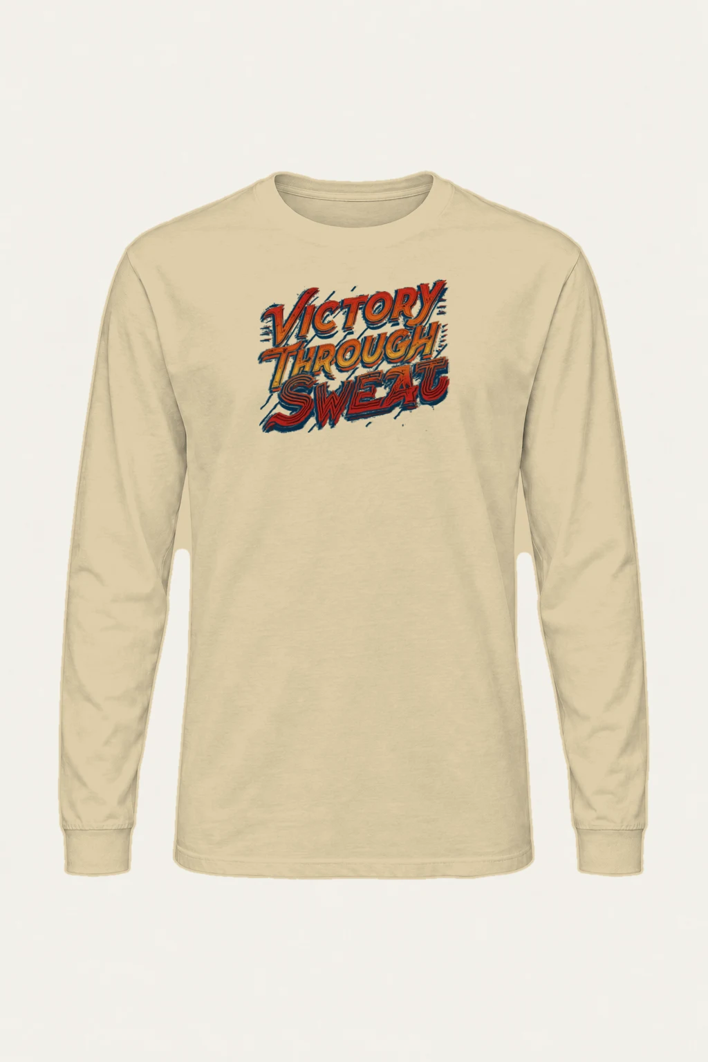 "Victory Through Sweat" Unisex Longsleeve T-shirt | Gildan 2400