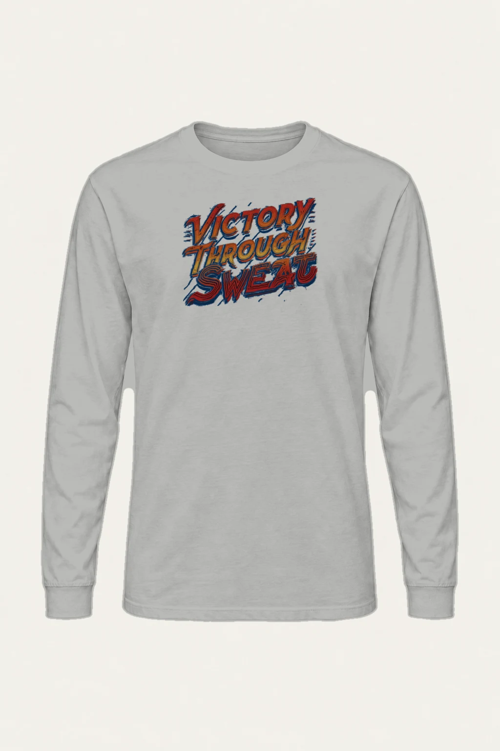 "Victory Through Sweat" Unisex Longsleeve T-shirt | Gildan 2400