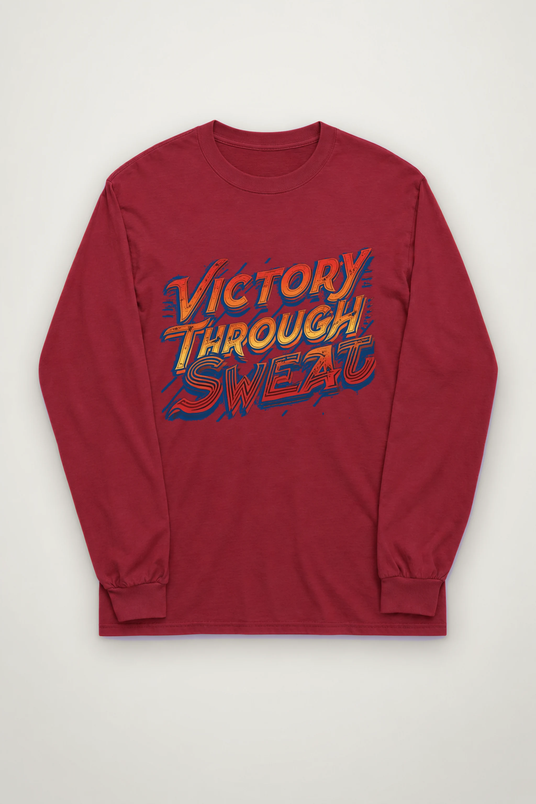 "Stacked Speed Lettering" Unisex Longsleeve T-shirt