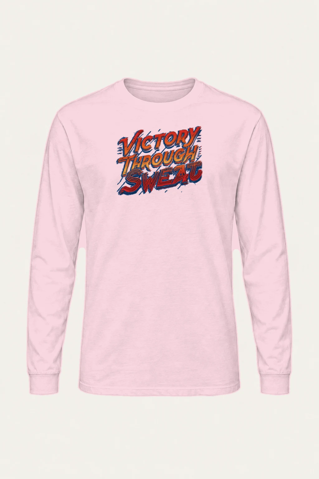 "Victory Through Sweat" Unisex Longsleeve T-shirt | Gildan 2400