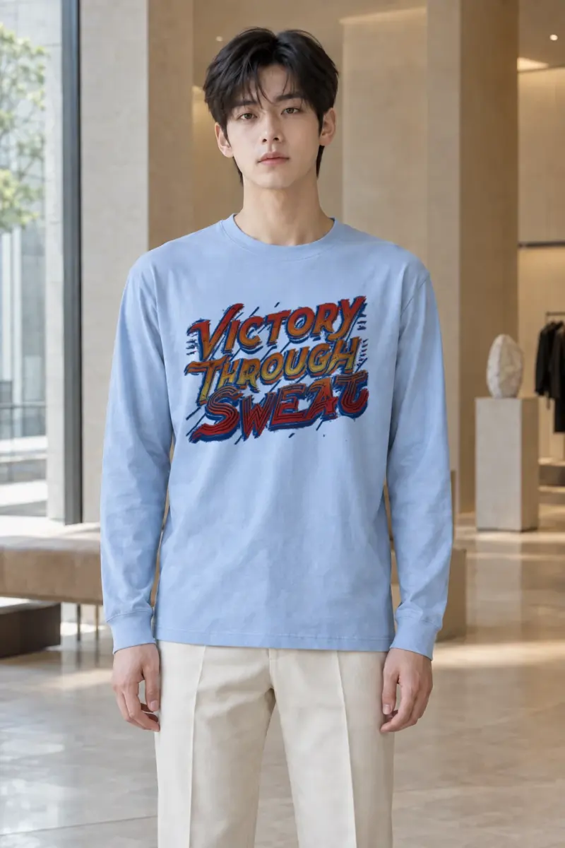 "Victory Through Sweat" Unisex Longsleeve T-shirt | Gildan 2400