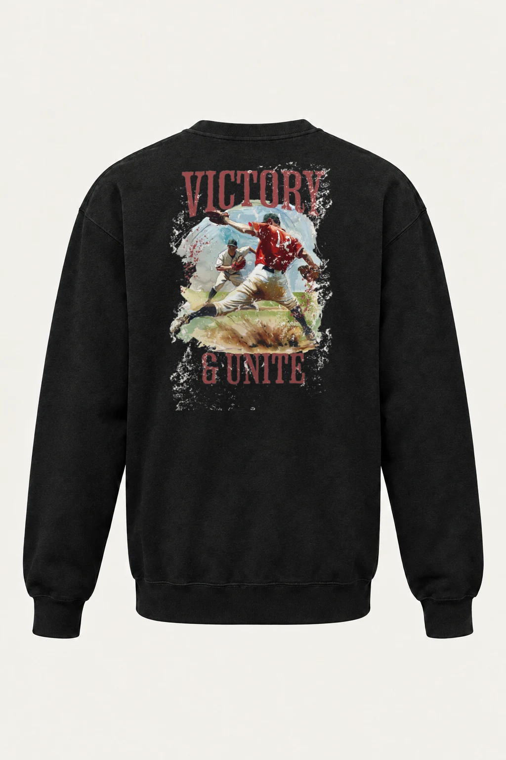 "Victory & Unite" Heavy Blend Unisex Crewneck Sweatshirt | Gildan 18000