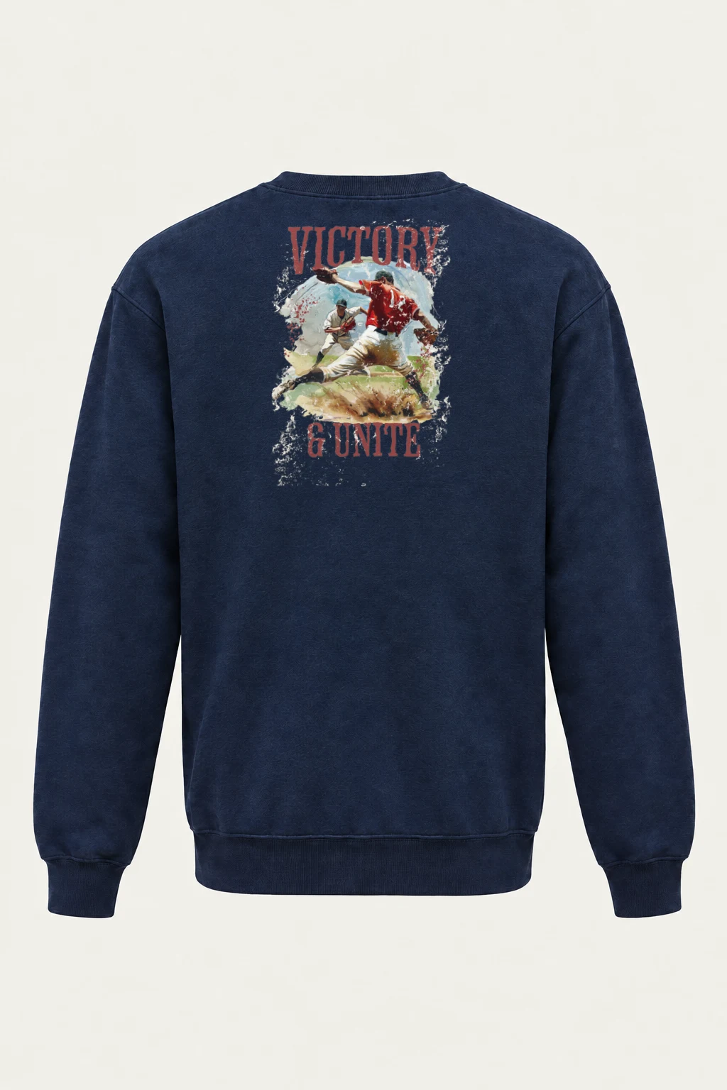 "Victory & Unite" Heavy Blend Unisex Crewneck Sweatshirt | Gildan 18000