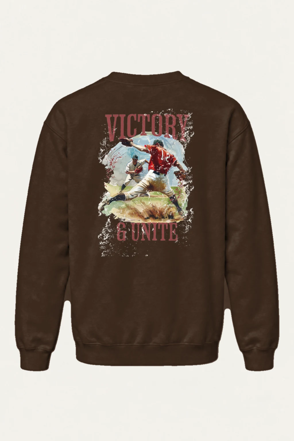 "Victory & Unite" Heavy Blend Unisex Crewneck Sweatshirt | Gildan 18000