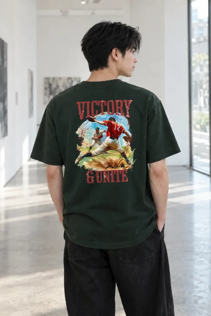 "Victory Unite" Heavyweight Unisex Crewneck T-shirt | Gildan 5000