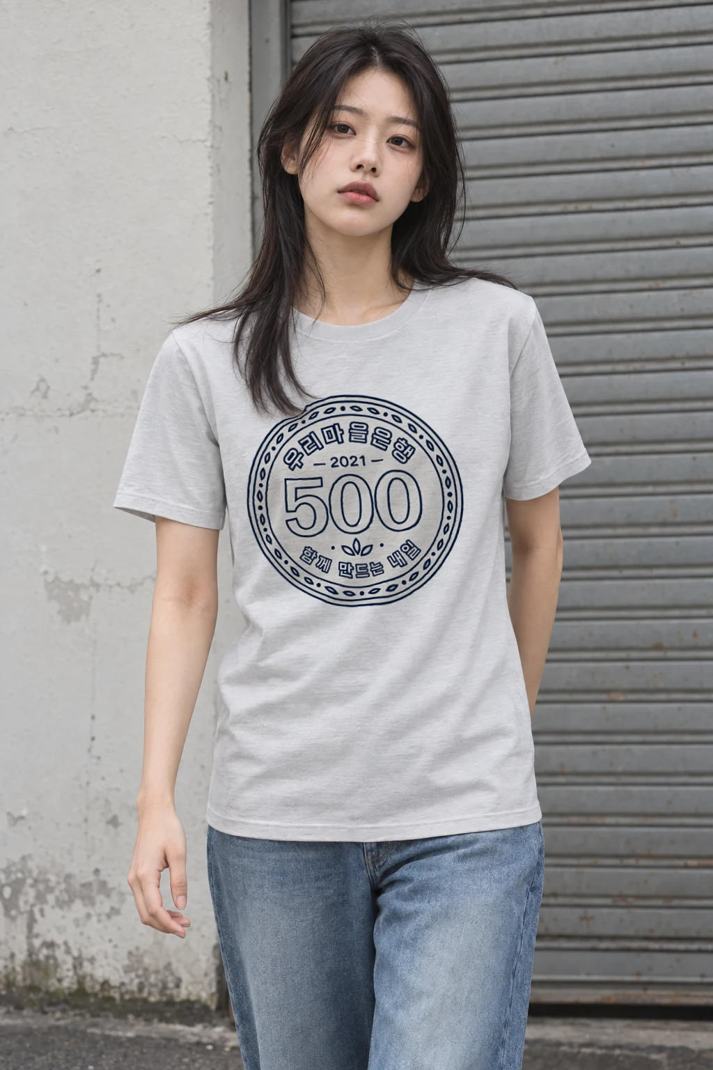 "Village Dragon 500" Heavyweight Unisex Crewneck T-shirt | Gildan 5000