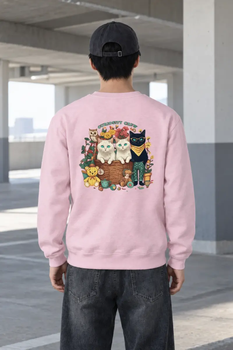 "Vintage Animal Playroom" Heavy Blend Unisex Crewneck Sweatshirt