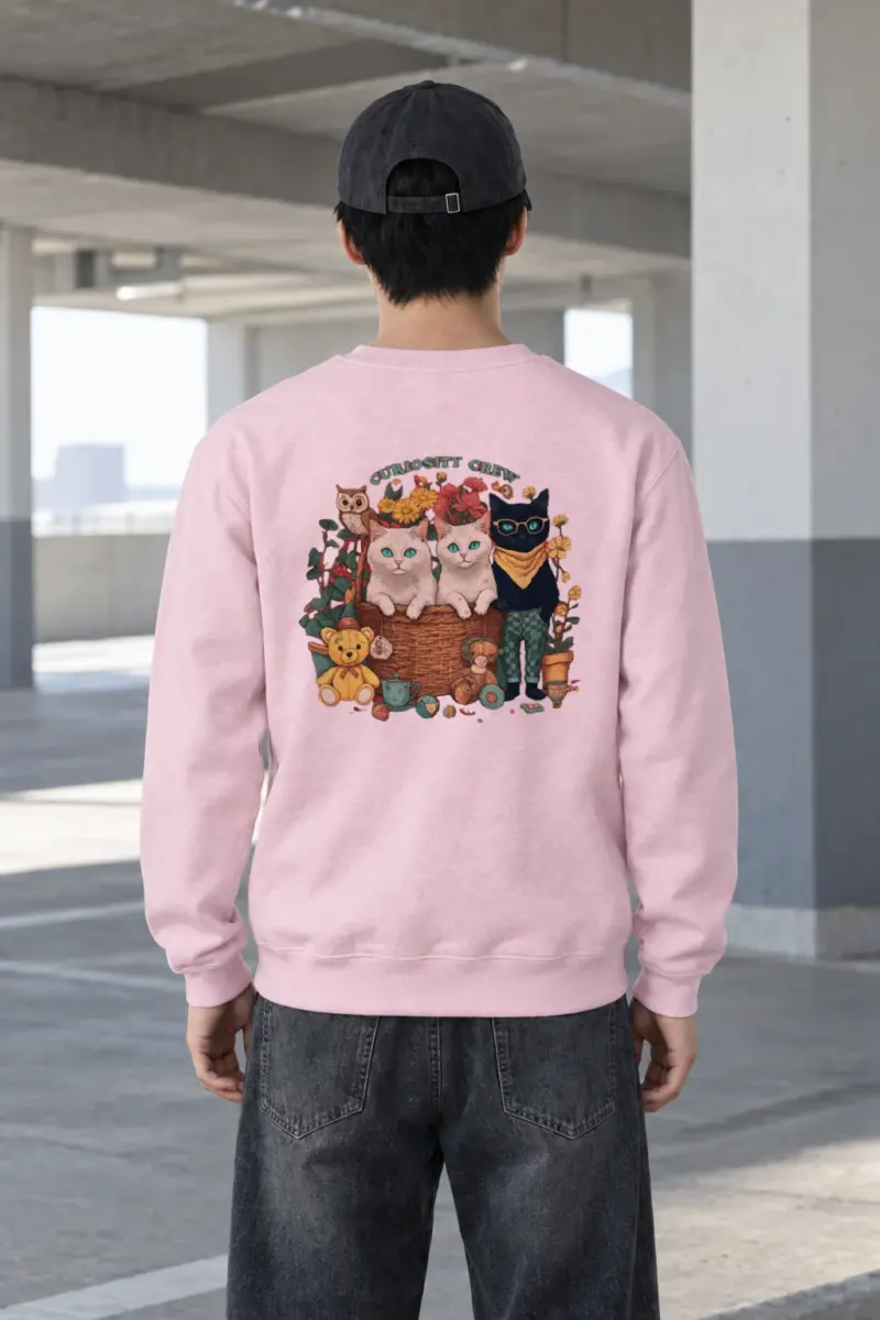 "Vintage Animal Playroom" Heavy Blend Unisex Crewneck Sweatshirt
