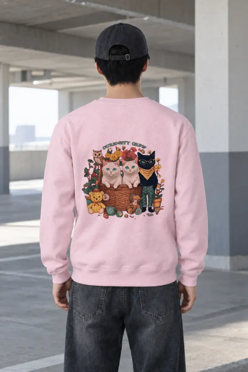 "Vintage Animal Playroom" Heavy Blend Unisex Crewneck Sweatshirt