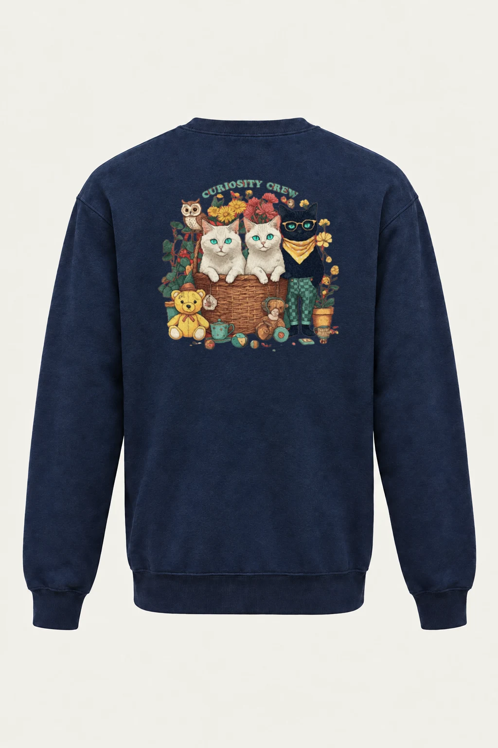 "Vintage Animal Playroom" Heavy Blend Unisex Crewneck Sweatshirt | Gildan 18000