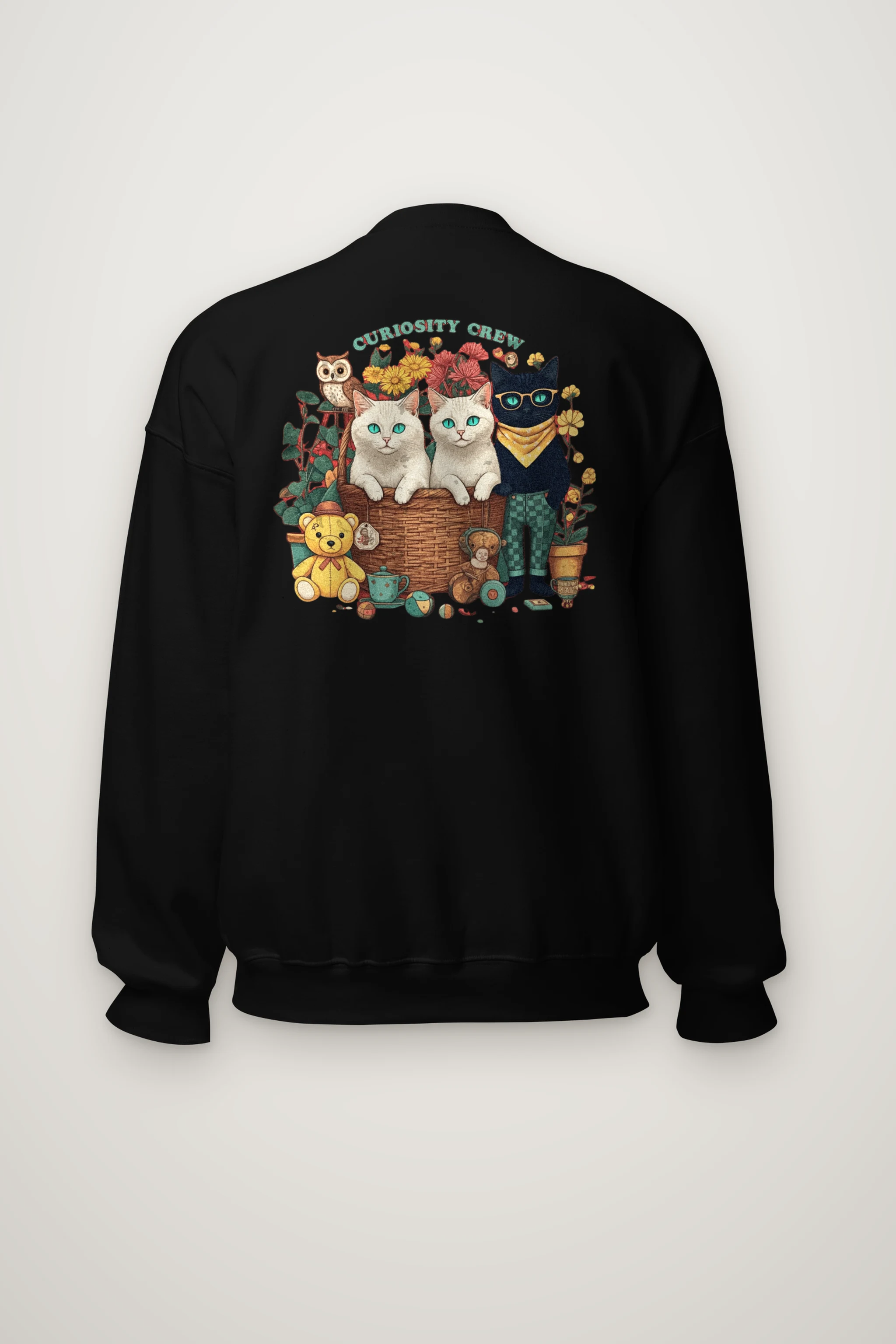 "Vintage Animal Playroom" Heavy Blend Unisex Crewneck Sweatshirt