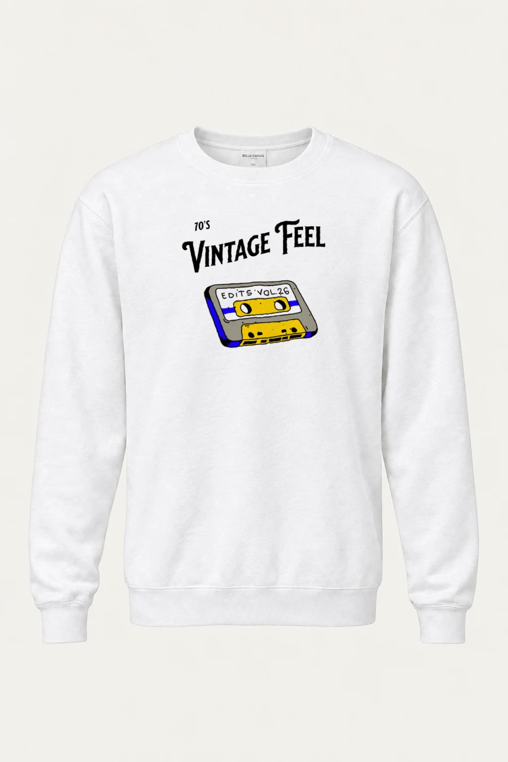 "Vintage Feel Edits" Heavy Blend Unisex Crewneck Sweatshirt | Gildan 18000