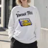 "Vintage Feel Edits" Unisex Longsleeve T-shirt | Gildan 2400