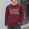 "Vintage Floral Lettering" Unisex Longsleeve T-shirt