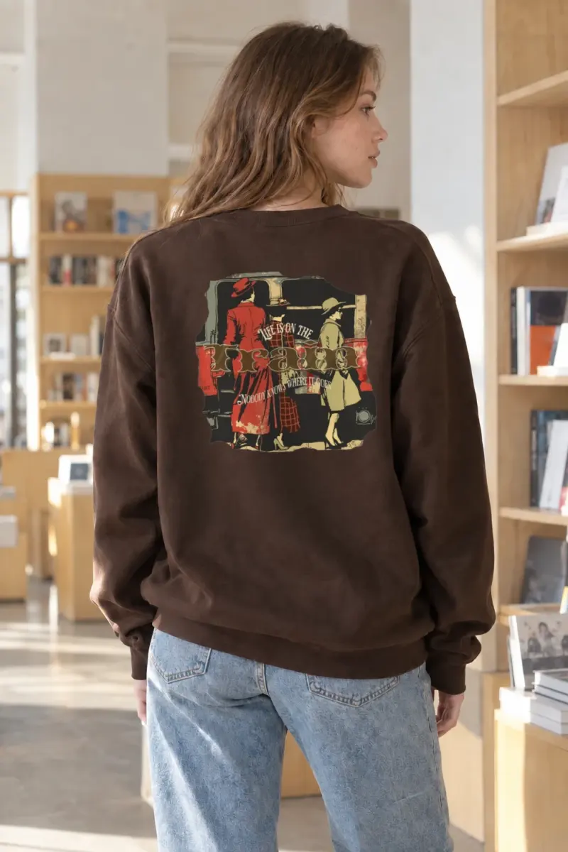 "Vintage Freaks Poster" Heavy Blend Unisex Crewneck Sweatshirt | Gildan 18000