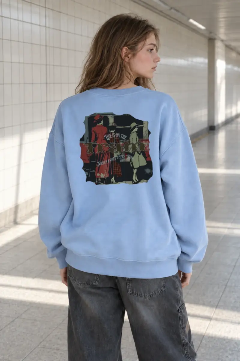 “Vintage Freaks Poster” Heavy Blend Unisex Crewneck Sweatshirt | Gildan 18000