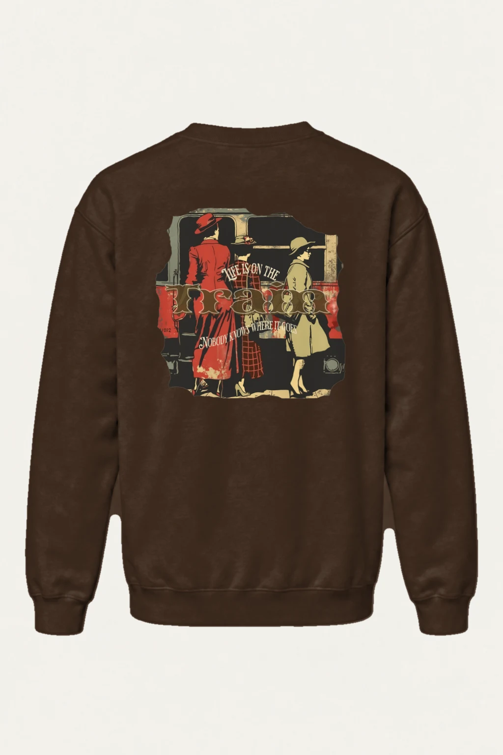 "Vintage Freaks Poster" Heavy Blend Unisex Crewneck Sweatshirt | Gildan 18000